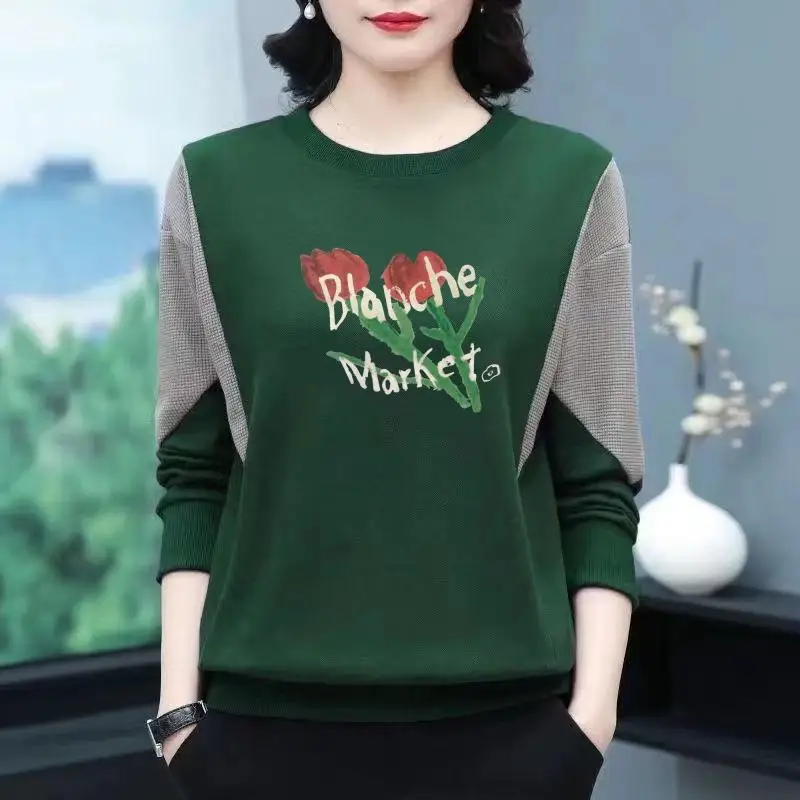 Thickened Fleece Long Sleeve T-Shirt Hoodie Women Loose Top Fashionable Warm Casual Wear for Middle-Aged And Elderly
Thickened Fleece Long Sleeve T-Shirt Hoodie Women Loose Top Fashionable Warm Casual Wear for Middle-Aged And Elderly