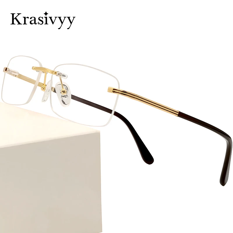 Krasivyy Rectangle Rimless Glasses Frame Men Titanium Ultralight European Small Casual Eyeglasses Women France Optical Eyewear
Krasivyy Rectangle Rimless Glasses Frame Men Titanium Ultralight European Small Casual Eyeglasses Women France Optical Eyewear