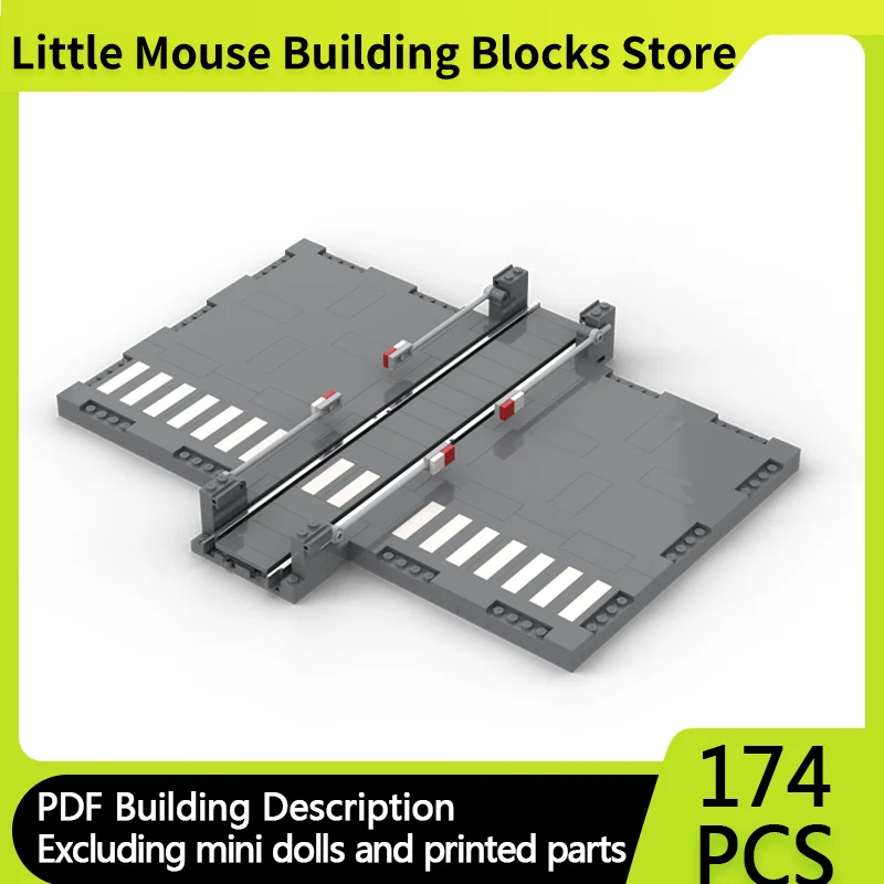 City Street View Model MOC Building Bricks Street Car Level Crossing Modular Technology Children Holiday Gifts Assemble Toy Suit
City Street View Model MOC Building Bricks Street Car Level Crossing Modular Technology Children Holiday Gifts Assemble Toy Suit