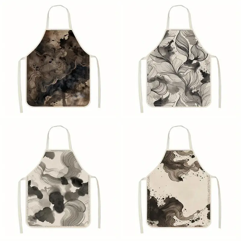 Ink-Style Aprons Linen Apron, Suitable For Kitchen Cooking, Parent-Child Interaction, Painting And Other Scenarios
Ink-Style Aprons Linen Apron, Suitable For Kitchen Cooking, Parent-Child Interaction, Painting And Other Scenarios