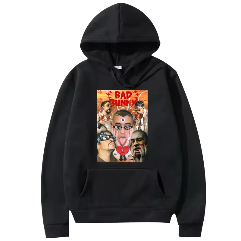 Bad Bunny Essential graphic hoodie 2025 new men women fashion funny vintage Long sleeve streetwear print oversized hoodie unisex
Bad Bunny Essential graphic hoodie 2025 new men women fashion funny vintage Long sleeve streetwear print oversized hoodie unisex