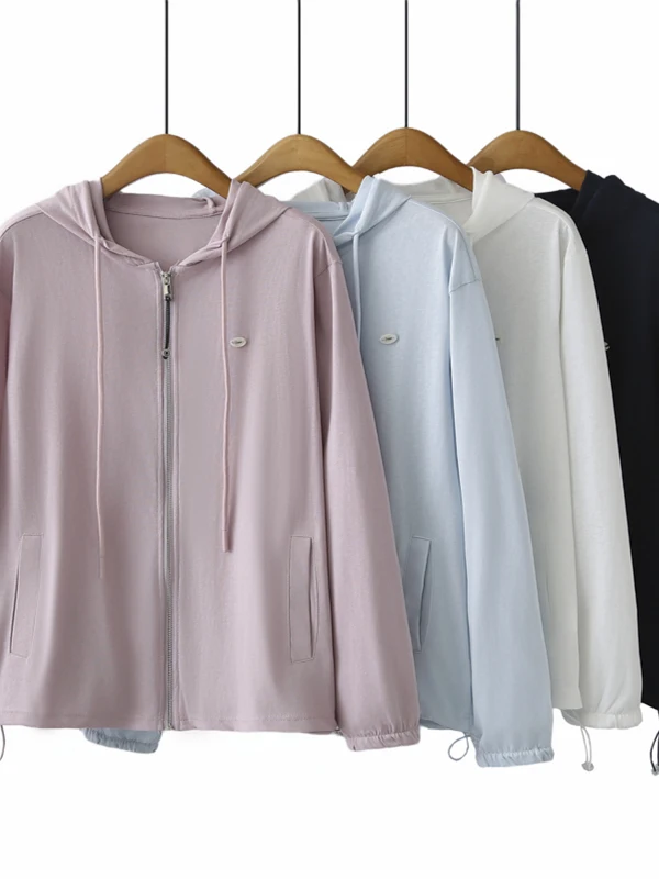 plus Size Women's Summer New Loose Slimming Sun Protection Drawstring Lightweight Versatile Hooded Coat Fashionable Commute S...
plus Size Women's Summer New Loose Slimming Sun Protection Drawstring Lightweight Versatile Hooded Coat Fashionable Commute S...