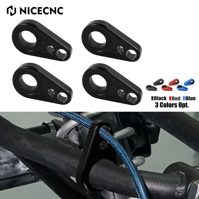 NICECNC For Yamaha Raptor 700 2015-2024 4PCS A-Arm Brake Line Clamps Kit For Honda TRX For Polaris Sportsman ATV Accessories
NICECNC For Yamaha Raptor 700 2015-2024 4PCS A-Arm Brake Line Clamps Kit For Honda TRX For Polaris Sportsman ATV Accessories