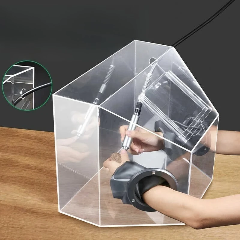 Acrylic Grinding Dust Box Hood Grinding Polishing Box Polishing Work Box for Buffing Engraving
Acrylic Grinding Dust Box Hood Grinding Polishing Box Polishing Work Box for Buffing Engraving