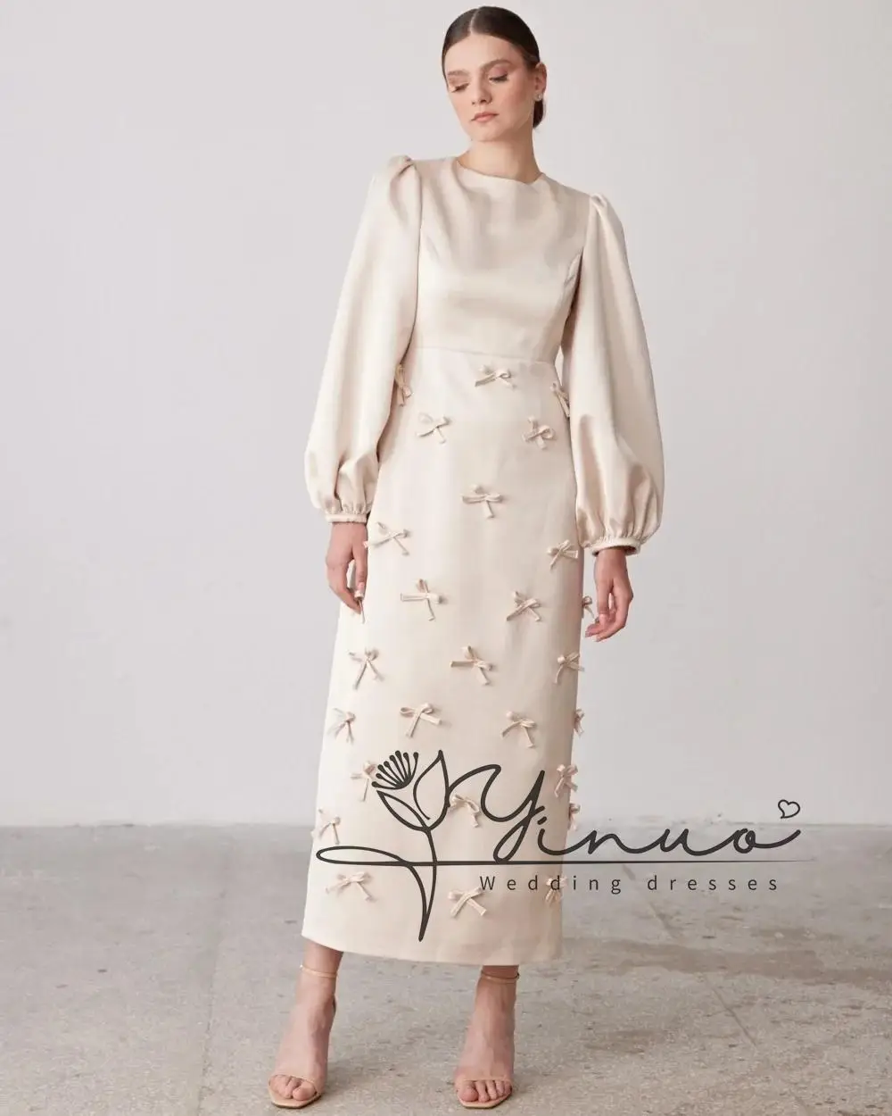 customized Exquisite Bow A-line Scoop Neck Midi Dresses Prom Dresses Modern Style Pastrol Unisex Chinese Style Formal Casual
customized Exquisite Bow A-line Scoop Neck Midi Dresses Prom Dresses Modern Style Pastrol Unisex Chinese Style Formal Casual