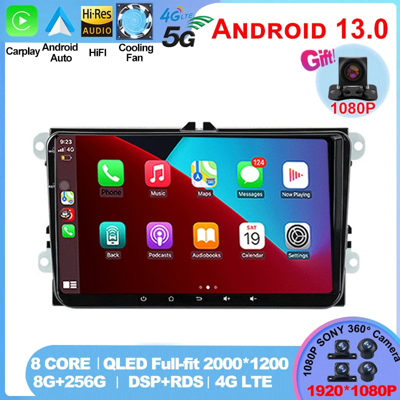 Android 13 для VW Passat B6 amarok volkswagen Skoda Octavia 2 superb JettaT5 golf 5 автомобильное радио мультимедийный видеоплеер CarPlay
Android 13 для VW Passat B6 amarok volkswagen Skoda Octavia 2 superb JettaT5 golf 5 автомобильное радио мультимедийный видеоплеер CarPlay