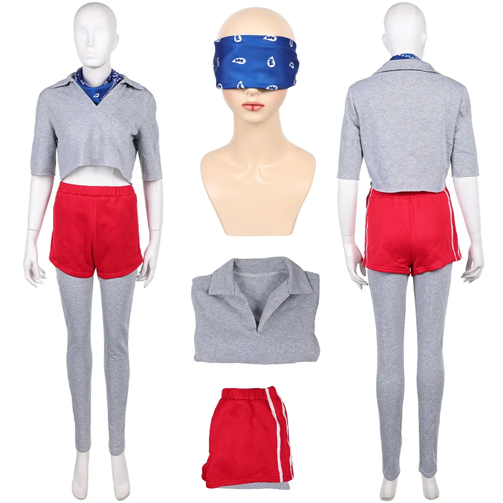 Eleven Cosplay ST5 Women Patch Costume Red Pants Clothing Eyecovers Halloween Party Suits Female Disguise Role Fantasia Outfits
Eleven Cosplay ST5 Women Patch Costume Red Pants Clothing Eyecovers Halloween Party Suits Female Disguise Role Fantasia Outfits