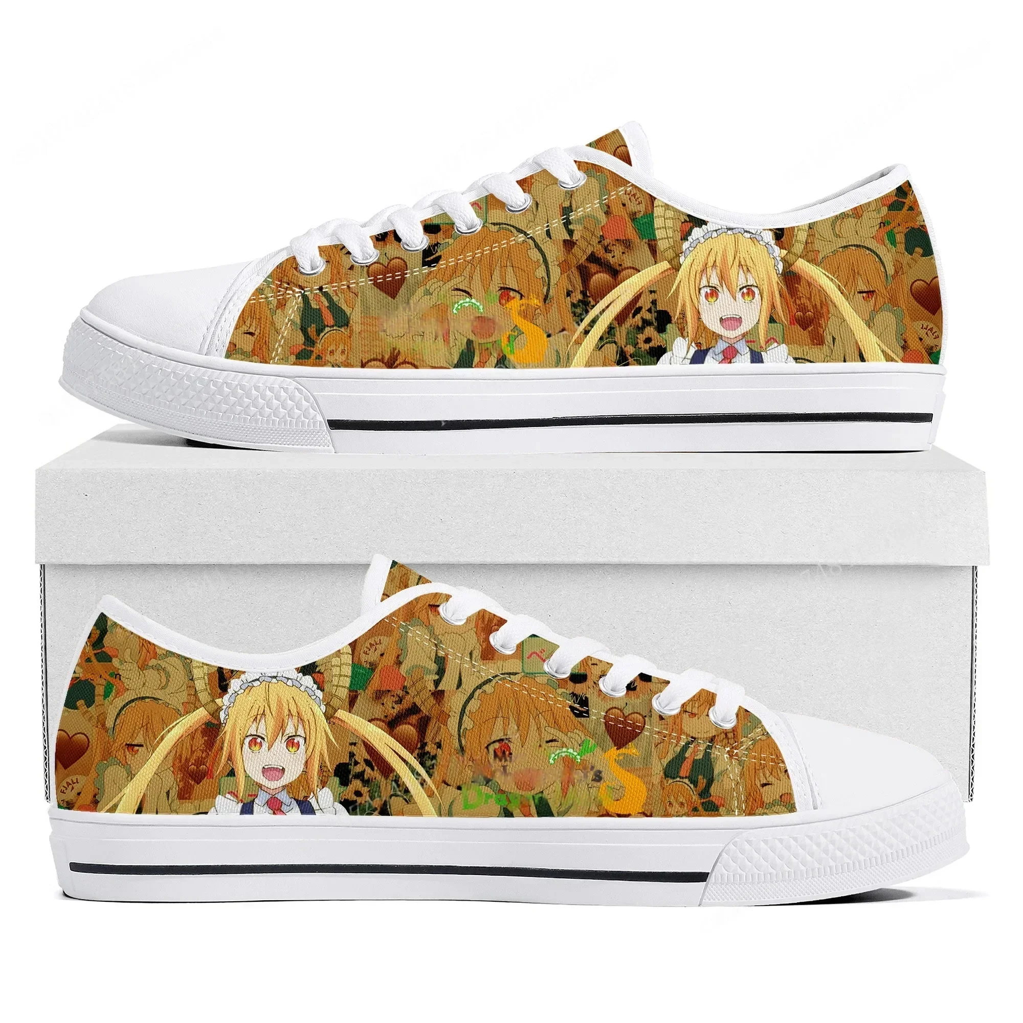 Кроссовки Miss Kobayashi Dragon Maid Low Top для женщин и мужчин, высококачественные парусиновые кроссовки Tohru, обувь на заказ для пар
Кроссовки Miss Kobayashi Dragon Maid Low Top для женщин и мужчин, высококачественные парусиновые кроссовки Tohru, обувь на заказ для пар