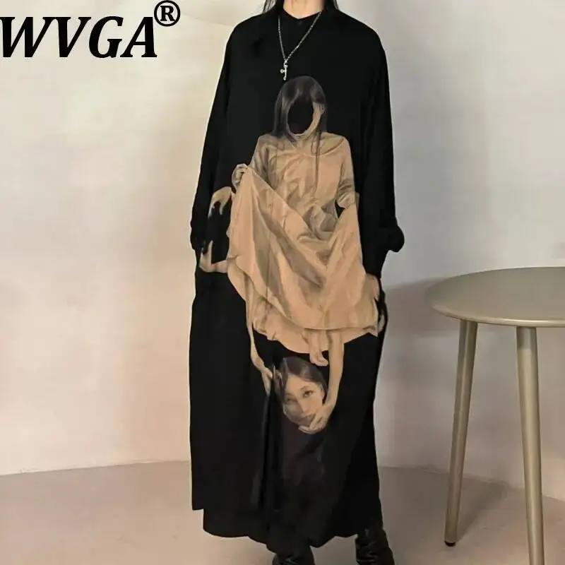 WVGA Yamamoto Dark Style New Men's Spring Autumn O-Neck Artificial Silk Printed Long Sleeve Shirts Niche Chic Casual Tops W23168
WVGA Yamamoto Dark Style New Men's Spring Autumn O-Neck Artificial Silk Printed Long Sleeve Shirts Niche Chic Casual Tops W23168