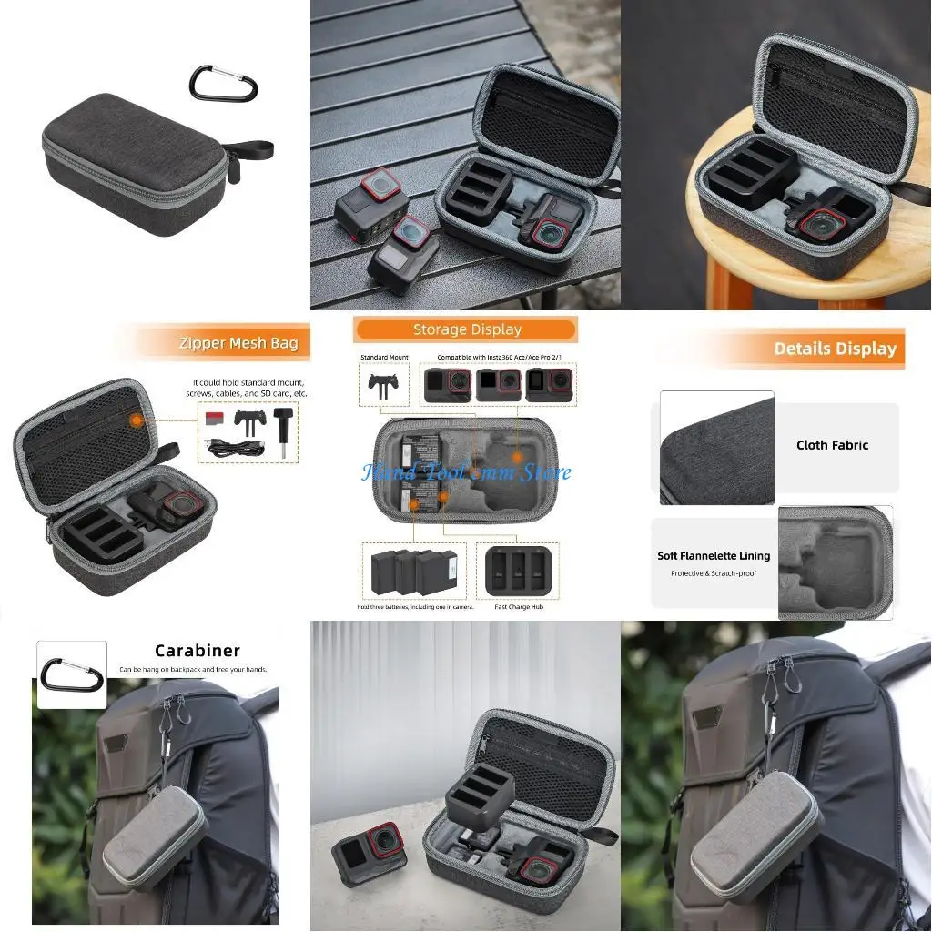 H37F Portable Camera Carrying Case With Inner Compartments, Water Resistant For Cameras, Lightweight Design Handbag
H37F Portable Camera Carrying Case With Inner Compartments, Water Resistant For Cameras, Lightweight Design Handbag