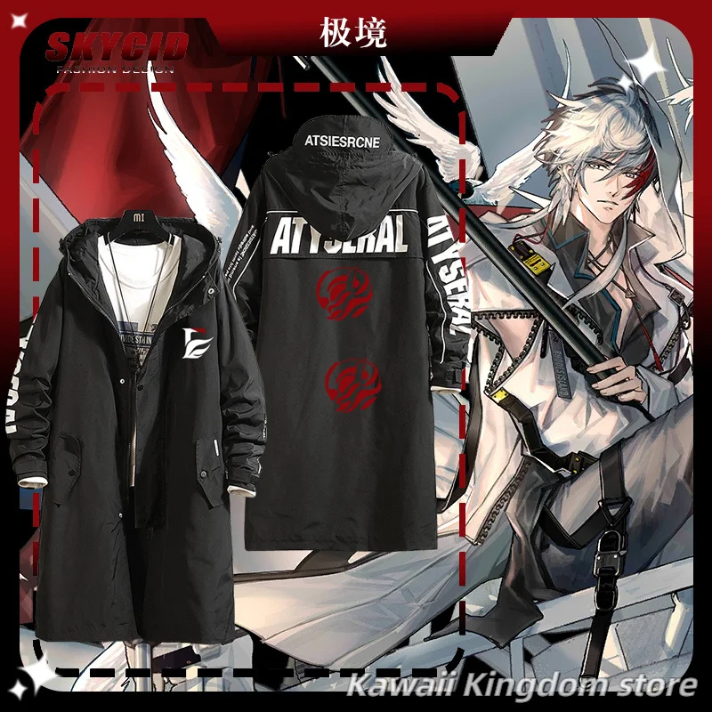 Arknights Elysium Anime Game Cosplay Costume Long Trench Coat Jacket Autumn Winter Fashion Casual Cool Unisex Windbreaker
Arknights Elysium Anime Game Cosplay Costume Long Trench Coat Jacket Autumn Winter Fashion Casual Cool Unisex Windbreaker