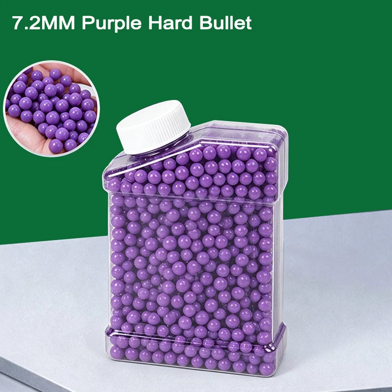 H6-7.2mm Safe Purple Hard BB Balls Round Plastic Pellets Outdoor Sport Shooting Toy Gun Parts
H6-7.2mm Safe Purple Hard BB Balls Round Plastic Pellets Outdoor Sport Shooting Toy Gun Parts