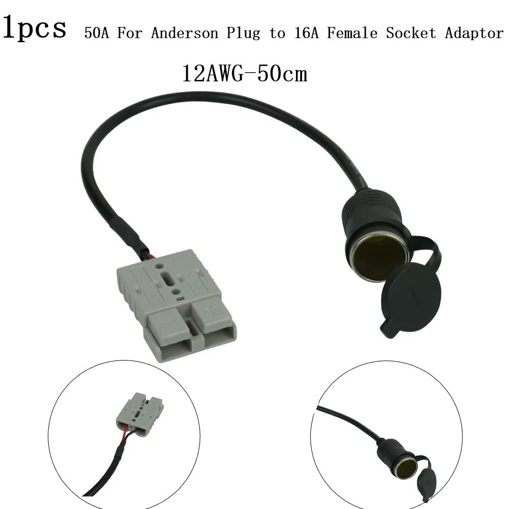 1PCS 50A FOR Anderson Plug- To 16A Female Socket Adapter 500mm 12/24 Volt Electrical Equipment Accessories Superior Quality
1PCS 50A FOR Anderson Plug- To 16A Female Socket Adapter 500mm 12/24 Volt Electrical Equipment Accessories Superior Quality