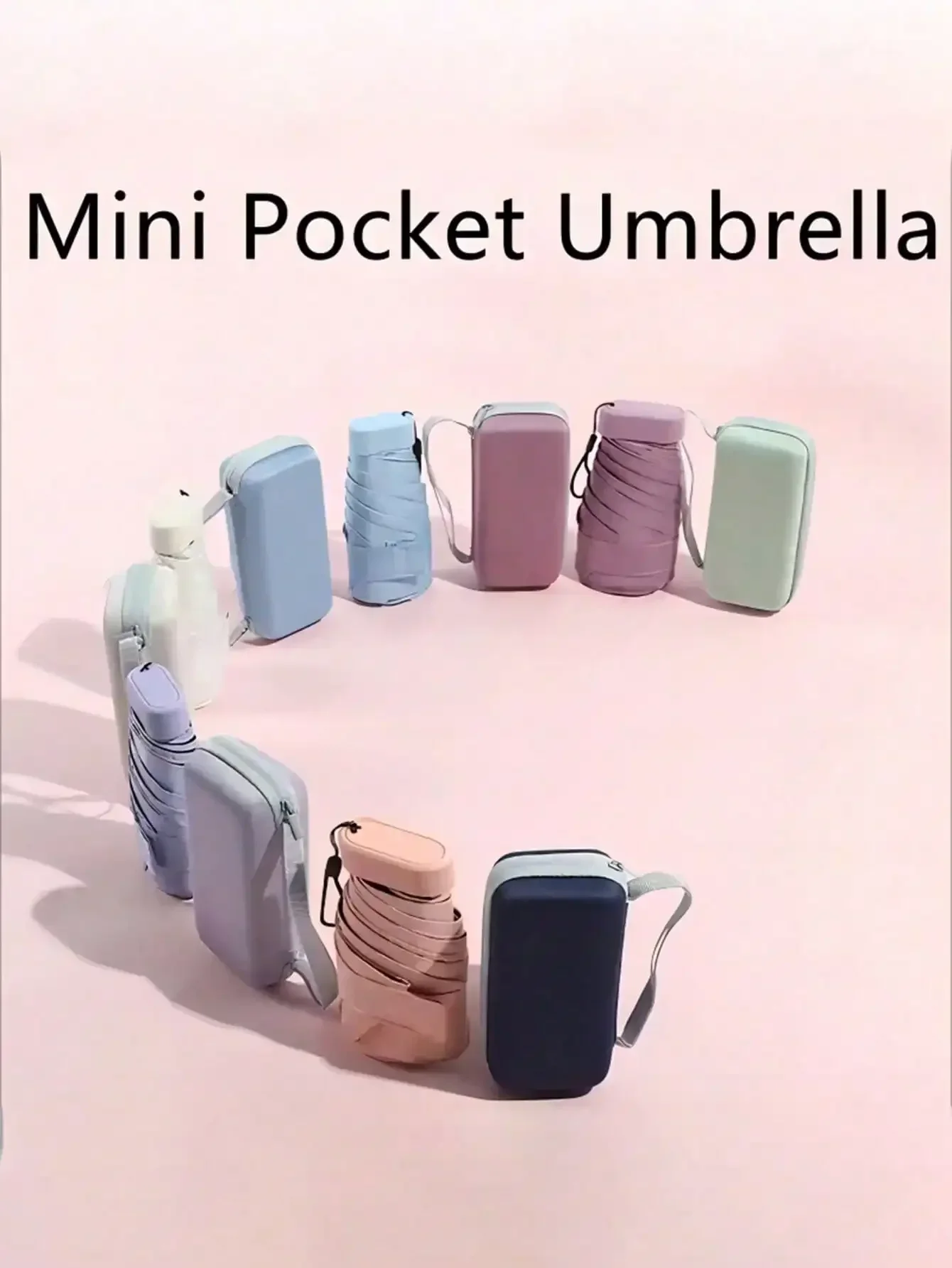 1pc Mini Folding Umbrella, Pocket-Sized Waterproof Portable Travel Umbrella, Sunshade Umbrella, Women's UV Protection Umbrella, 2-In-1 Mini Six-Fold Ultra-Light Portable Umbrella, Mini Travel Umbrella, Sunny & Rainy Dual-Use Portable Umbrella, Windproof,
1pc Mini Folding Umbrella, Pocket-Sized Waterproof Portable Travel Umbrella, Sunshade Umbrella, Women's UV Protection Umbrella, 2-In-1 Mini Six-Fold Ultra-Light Portable Umbrella, Mini Travel Umbrella, Sunny & Rainy Dual-Use Portable Umbrella, Windproof,
