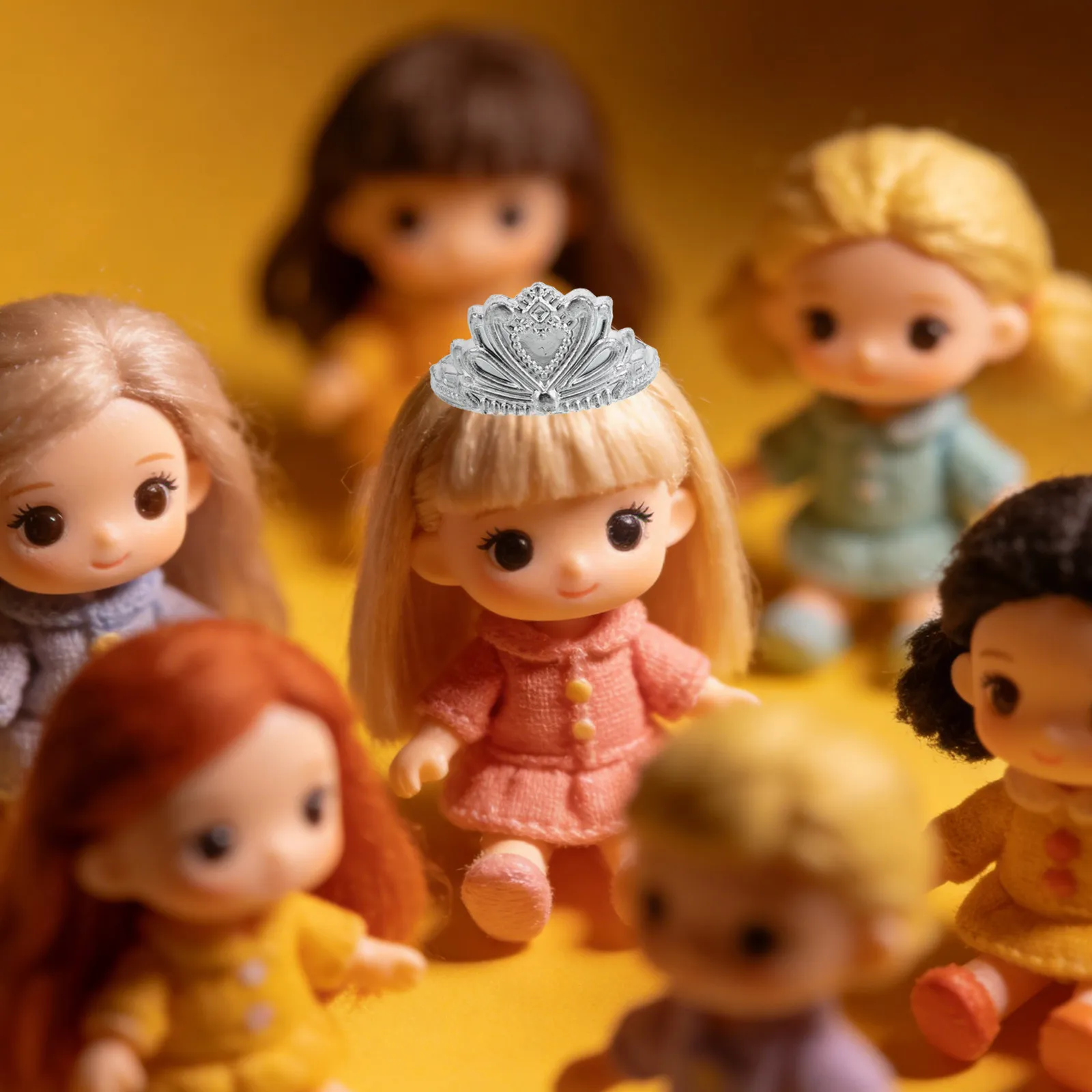 60Pcs Miniature Crown Accessories Mini Plastic Crowns Dress Up Headwear Dollhouse Queen Tiara Hair Hoop Jewelry Kit
60Pcs Miniature Crown Accessories Mini Plastic Crowns Dress Up Headwear Dollhouse Queen Tiara Hair Hoop Jewelry Kit