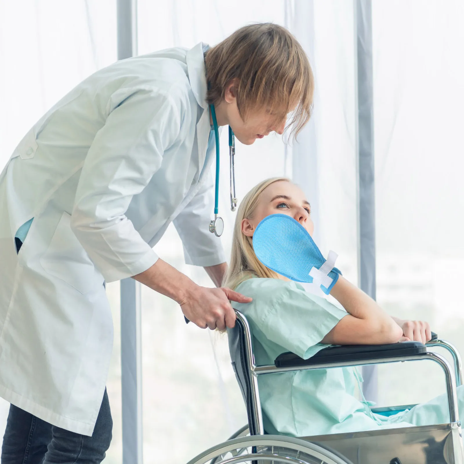 1 Pair Anti-Scratch Hand Fixation Gloves Adjustable Restraint Straps For Elderly Hospital Patient Safety Breathable Mesh Wrist
1 Pair Anti-Scratch Hand Fixation Gloves Adjustable Restraint Straps For Elderly Hospital Patient Safety Breathable Mesh Wrist