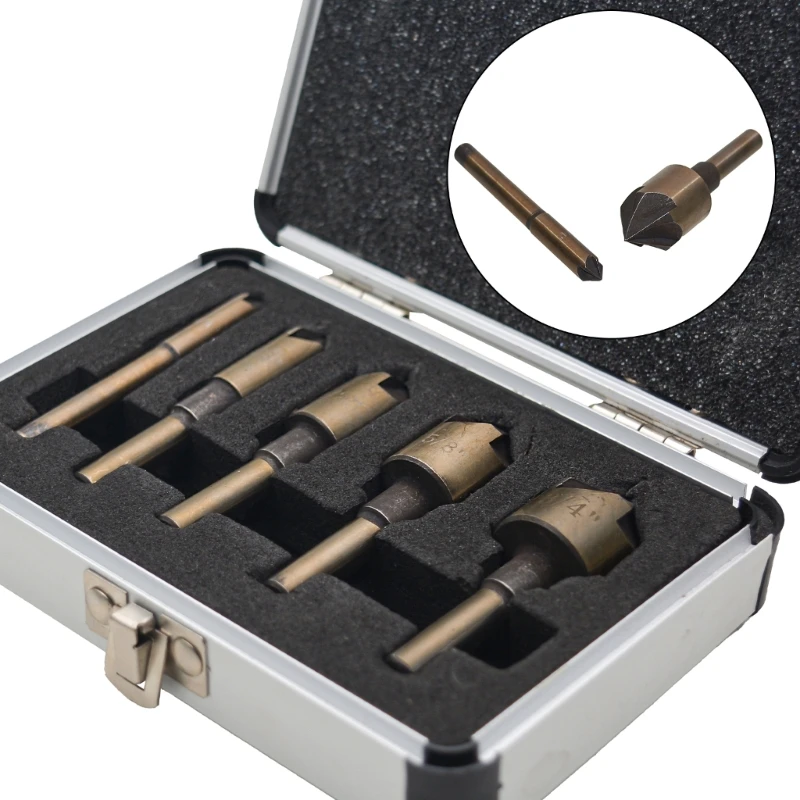 G6KF 5pcs Countersink Bit Set для металлического кобальта 82 градуса 5 grattersuncunck набор 1/4 3/8 5/8 3/4
G6KF 5pcs Countersink Bit Set для металлического кобальта 82 градуса 5 grattersuncunck набор 1/4 3/8 5/8 3/4