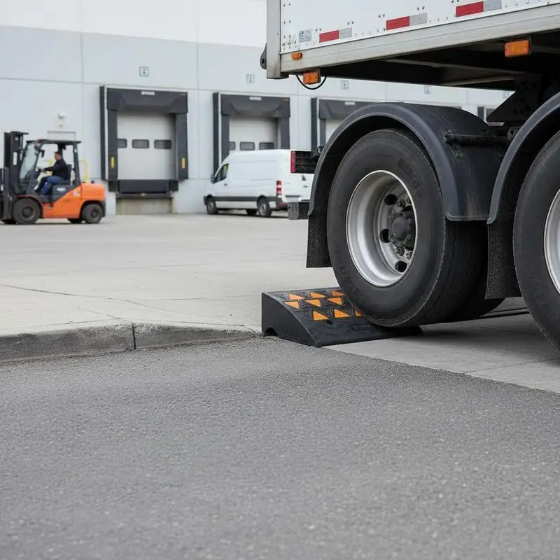 Driveway Threshold Ramp 19.3"x14.6"x6" For Sidewalks Driveways Garages, 15T Load Capacity Heavy Duty Rubber Construction Textured Surface Surface Channels Accessory
Driveway Threshold Ramp 19.3"x14.6"x6" For Sidewalks Driveways Garages, 15T Load Capacity Heavy Duty Rubber Construction Textured Surface Surface Channels Accessory