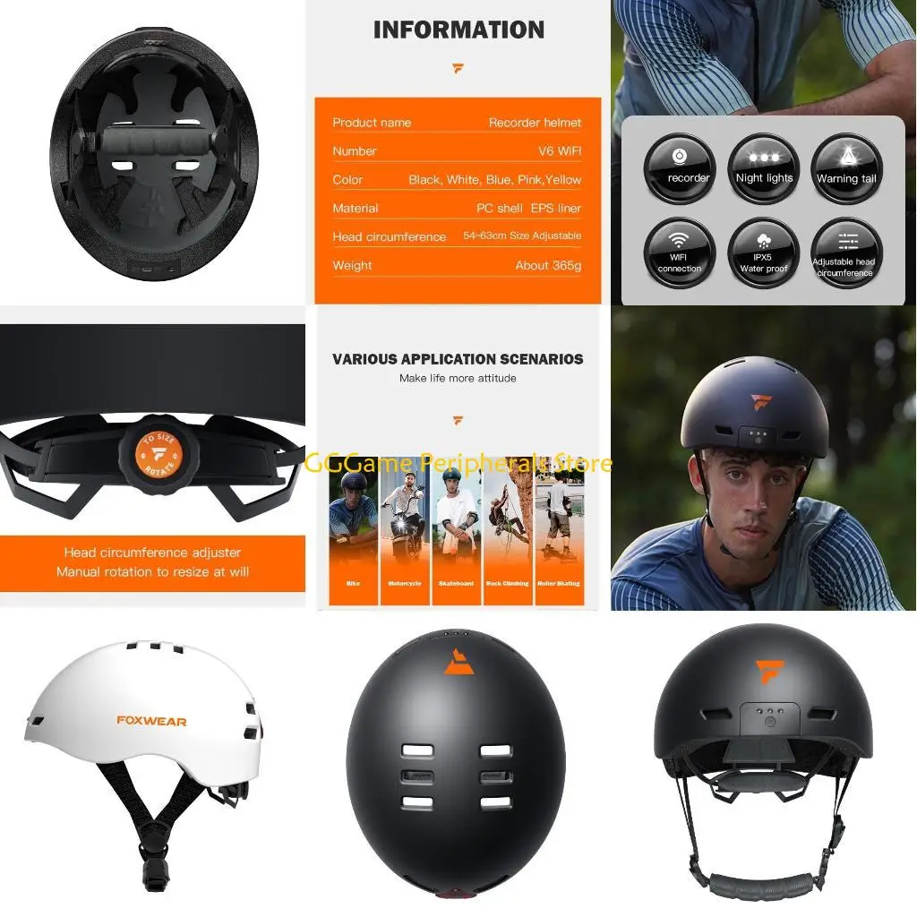U55B Helmets with 720P Camera & Windproof Ear Protections Comfortable Helmets with Recording & Bright Front LEDs
U55B Helmets with 720P Camera & Windproof Ear Protections Comfortable Helmets with Recording & Bright Front LEDs
