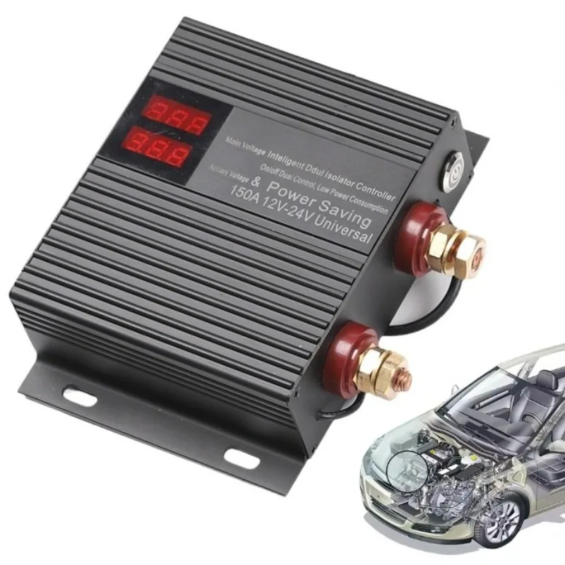 Universal 12V/24V Voltage150 Amp Dual Battery Smart Isolator Battery Energy-saving Protection Switch Applicable for ATV UTV RV
Universal 12V/24V Voltage150 Amp Dual Battery Smart Isolator Battery Energy-saving Protection Switch Applicable for ATV UTV RV