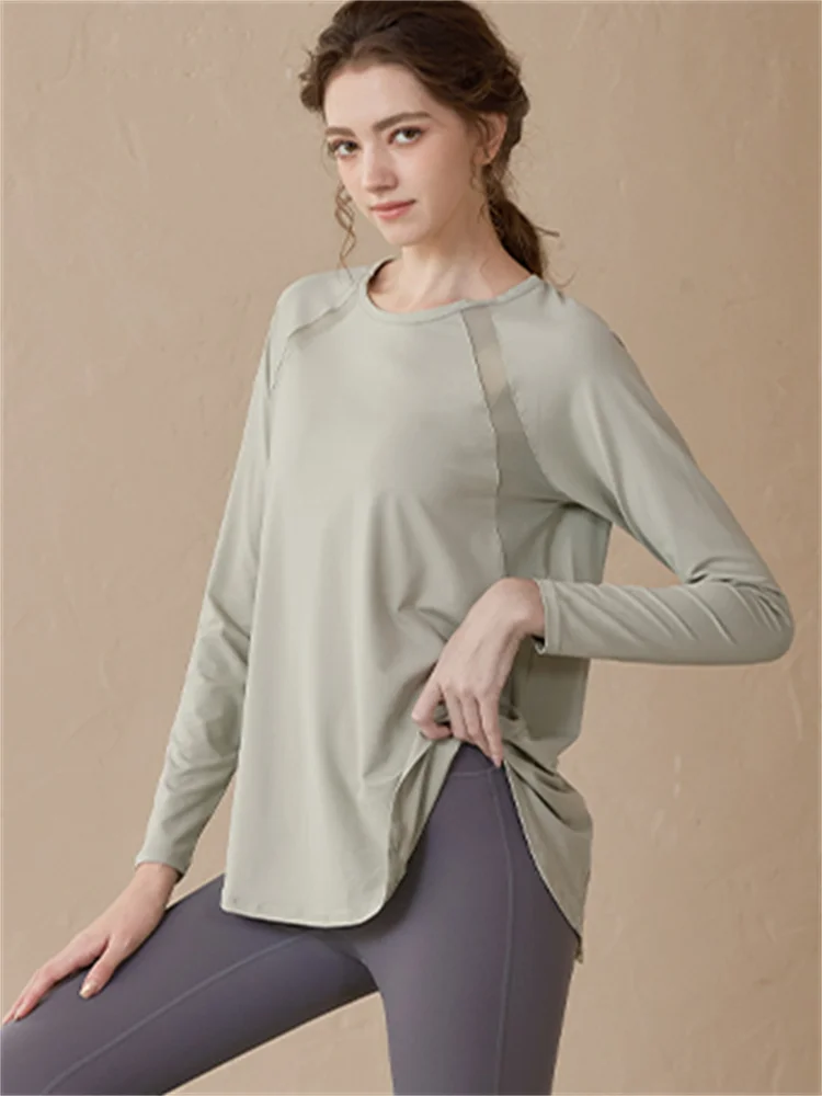 Women's Yoga Clothes Long Sve Fitn Tops Beautiful Ba Net Splicing Autumn Winter New Arrival Ocnltiy Silk round Ne T...
Women's Yoga Clothes Long Sve Fitn Tops Beautiful Ba Net Splicing Autumn Winter New Arrival Ocnltiy Silk round Ne T...