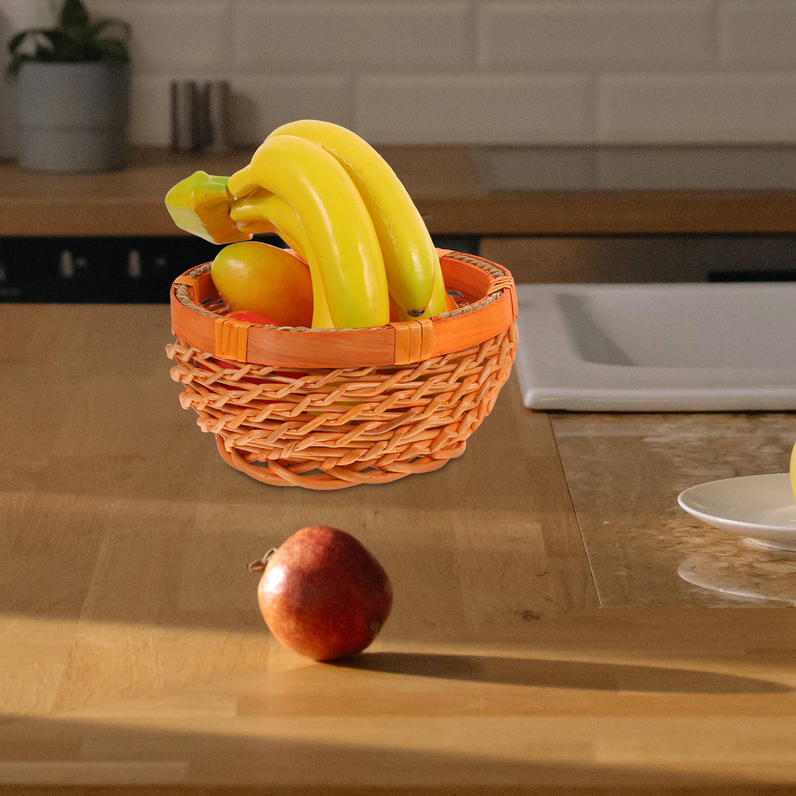 Rattan Woven Storage Basket Fruit Snacks Organizer Home Kitchen Decorative Basket Desktop Sundries Holder Living Room
Rattan Woven Storage Basket Fruit Snacks Organizer Home Kitchen Decorative Basket Desktop Sundries Holder Living Room