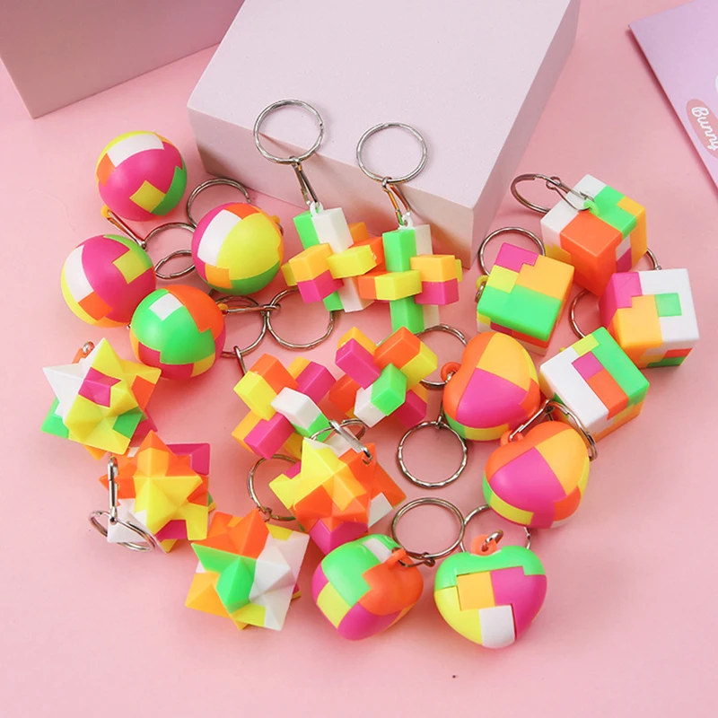 10/20/30/50PCS Puzzle Mini Block Creative Nostalgic Assembly Ball DIY Keychain Colorful Release Stress Children's ToyPartyFavors
10/20/30/50PCS Puzzle Mini Block Creative Nostalgic Assembly Ball DIY Keychain Colorful Release Stress Children's ToyPartyFavors