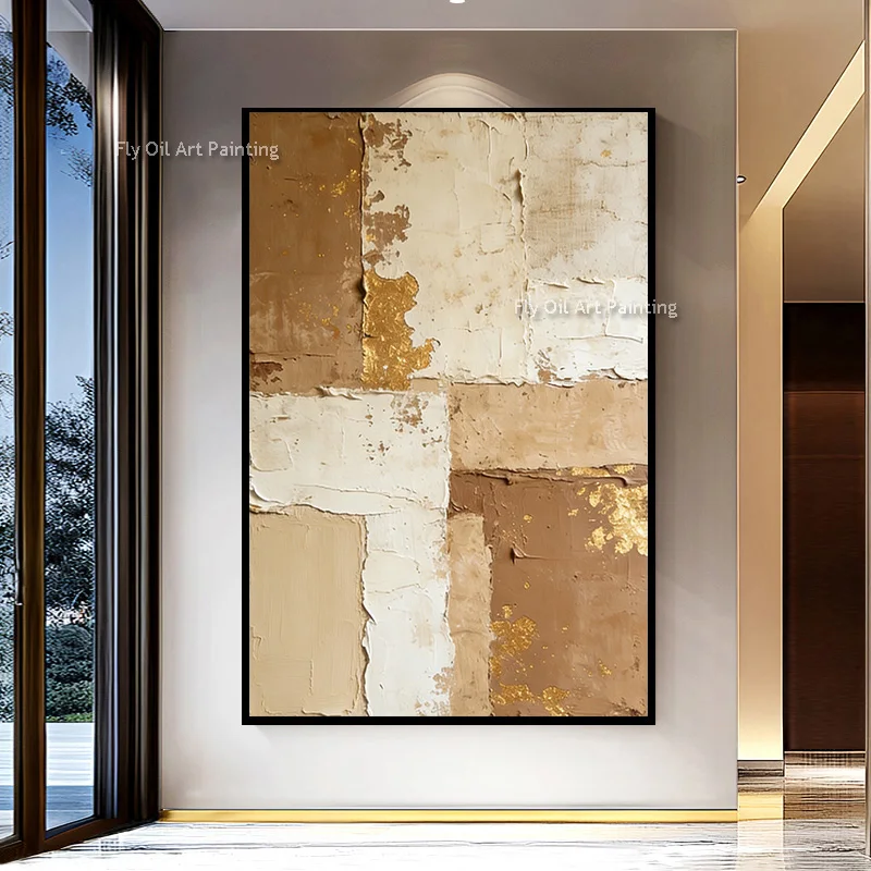 Original Canvas Artwork New Simple Brown Beige Oil Painting Beige White Hand Painted Home Wall Decor Items Abstract Artwork
Original Canvas Artwork New Simple Brown Beige Oil Painting Beige White Hand Painted Home Wall Decor Items Abstract Artwork