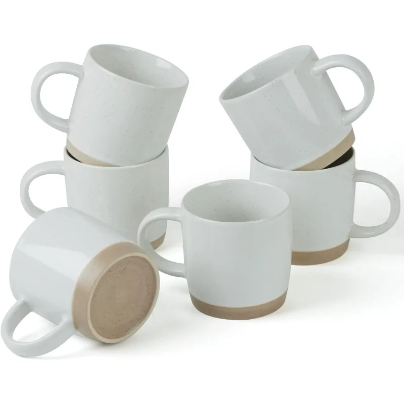 Coffee Mugs for 6, 12 oz Mug Set, Dringking Cup with Handle for Coffee, Tea, Cocoa, Milk, Milkyway serise, White
Coffee Mugs for 6, 12 oz Mug Set, Dringking Cup with Handle for Coffee, Tea, Cocoa, Milk, Milkyway serise, White