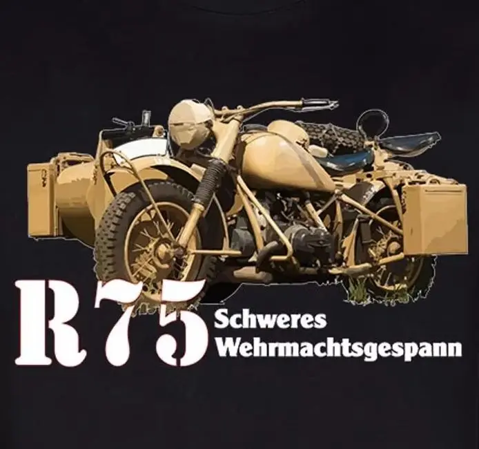 Heavy Military Motorcycle R75 Sidecar T-Shirt 100% Cotton O-Neck Summer Short Sleeve Casual Mens T-shirt
Heavy Military Motorcycle R75 Sidecar T-Shirt 100% Cotton O-Neck Summer Short Sleeve Casual Mens T-shirt