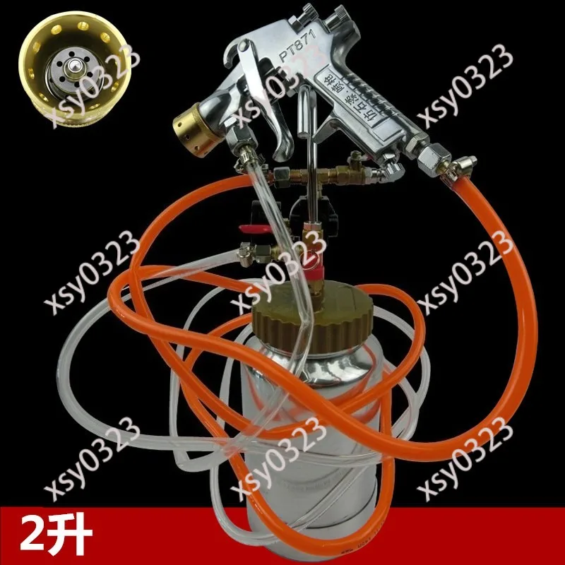 2 Liter Pressure Tank Assembly PT-871 Multicolor Paint Spray Gun Exterior Wall Marble Construction Tool
2 Liter Pressure Tank Assembly PT-871 Multicolor Paint Spray Gun Exterior Wall Marble Construction Tool
