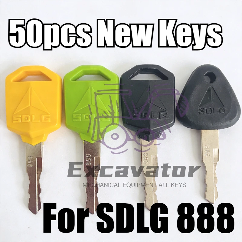 For SDLG Green/Yellow/Black Excavator Start Ignition New Key 888 - 50Pcs for SDLG 55/60/75/80/135E/215/360F
For SDLG Green/Yellow/Black Excavator Start Ignition New Key 888 - 50Pcs for SDLG 55/60/75/80/135E/215/360F