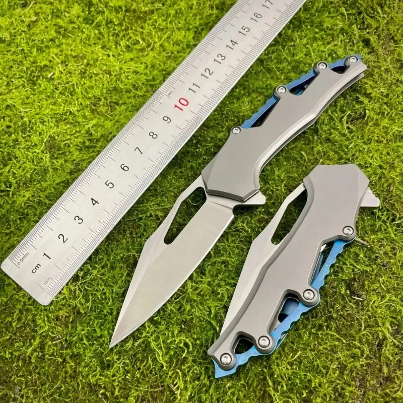M390 Стальная титановая ручка Портативный складной нож для кемпинга для выживания на открытом воздухе
M390 Стальная титановая ручка Портативный складной нож для кемпинга для выживания на открытом воздухе