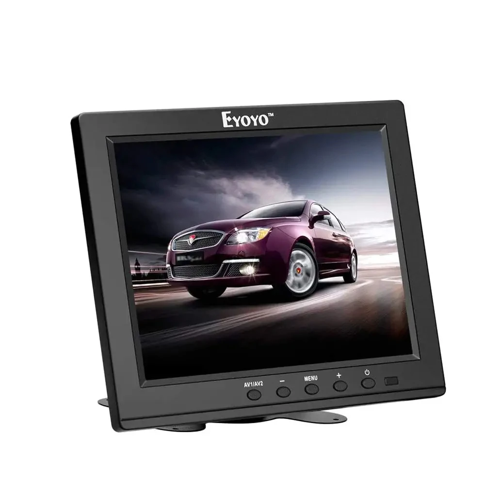 Eyoyo 8" Security Camera Monitor 1024×768 4:3 Mini LCD Screen CCTV Monitors Display with HDMI VGA BNC AV USB, Built-in Speakers
Eyoyo 8" Security Camera Monitor 1024×768 4:3 Mini LCD Screen CCTV Monitors Display with HDMI VGA BNC AV USB, Built-in Speakers