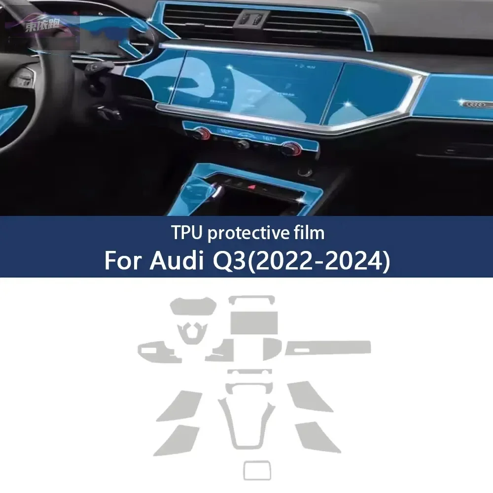 Protector Film For Audi Q3 2022 2023 2024 Car Interior Door Center Console Media Dashboard Navigation TPU Anti-scratch Sticker
Protector Film For Audi Q3 2022 2023 2024 Car Interior Door Center Console Media Dashboard Navigation TPU Anti-scratch Sticker