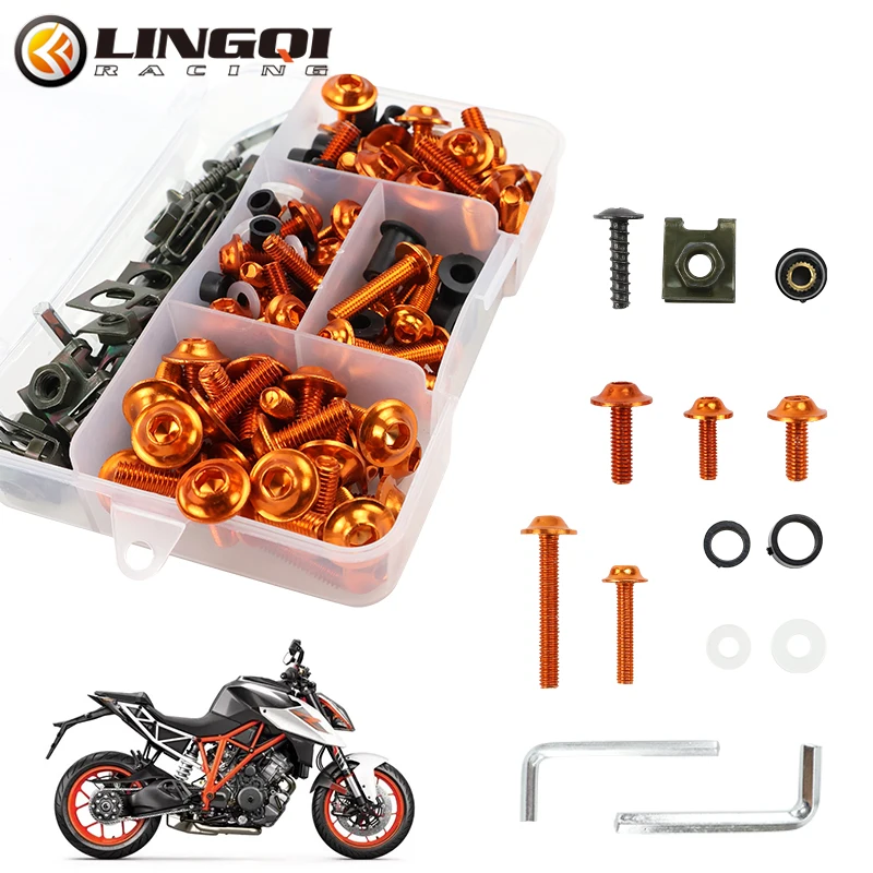 LINGQI RACING Motorcycle Fairing Bolts Kit Windshield Mounting Nut For KT 200 DUKE 65 SX 690 SMC 690 ENDURO 1290 Super Adventure
LINGQI RACING Motorcycle Fairing Bolts Kit Windshield Mounting Nut For KT 200 DUKE 65 SX 690 SMC 690 ENDURO 1290 Super Adventure