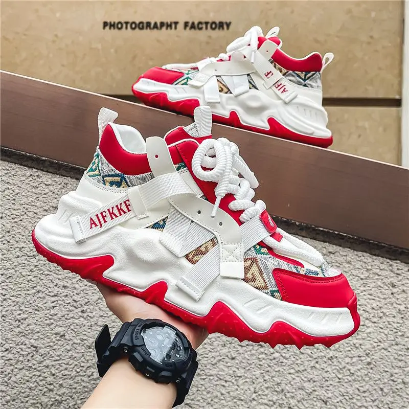 Men's Designer Sneakers Thick Sneakers Fashion Casual Shoes Microfiber Leather Fabric Breathable Board Shoes
Men's Designer Sneakers Thick Sneakers Fashion Casual Shoes Microfiber Leather Fabric Breathable Board Shoes