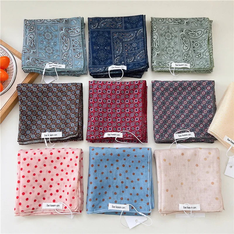 55cm Multi Purpose Square Scarves Neckerchief Dot Print Scarf Kerchief Neck Wraps Women Headscarf Bandanas Hair Ribbon Headband
55cm Multi Purpose Square Scarves Neckerchief Dot Print Scarf Kerchief Neck Wraps Women Headscarf Bandanas Hair Ribbon Headband
