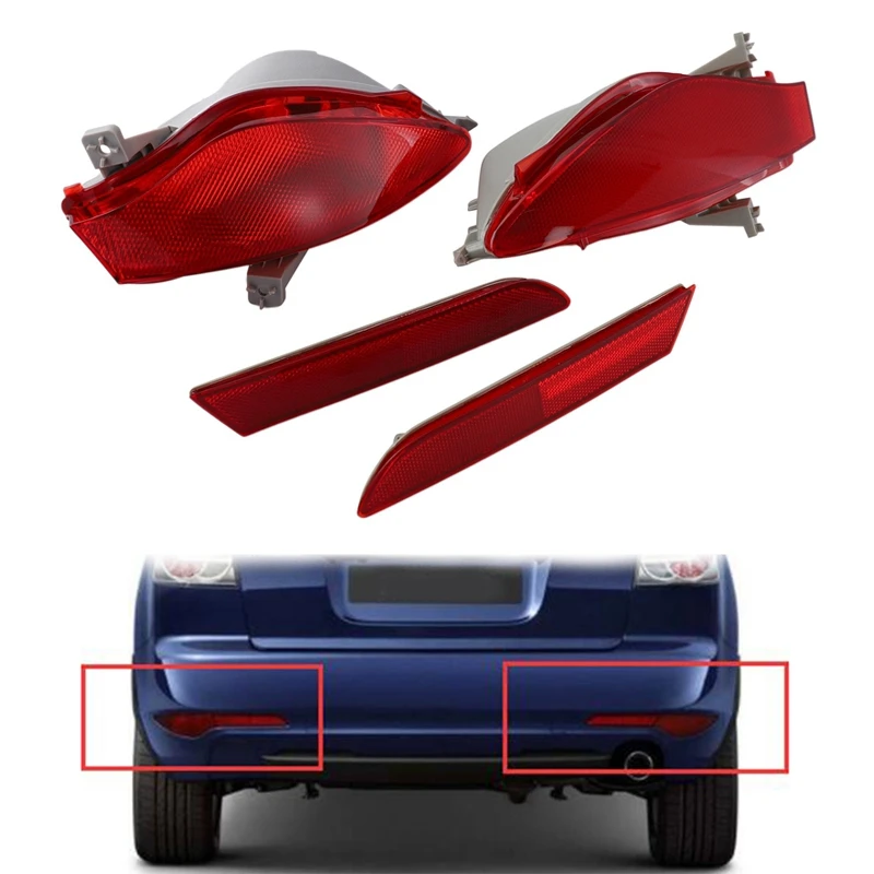 Car Right Rear Bumper Reflector Lights for Mazda CX7 CX-7 2008-2015 Tail Fog Light Housing Red Lens
Car Right Rear Bumper Reflector Lights for Mazda CX7 CX-7 2008-2015 Tail Fog Light Housing Red Lens