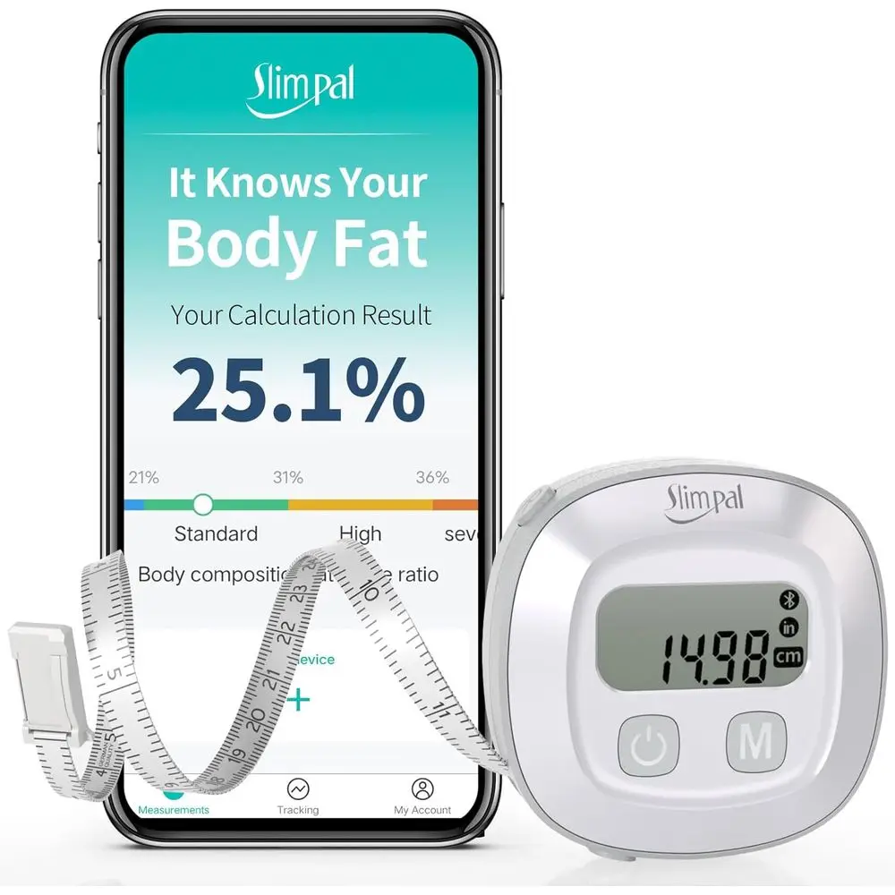 Bluetooth Smart Measuring Tape for Body, Waist, Arms, Hips, Bust, and BMI Tracking
Bluetooth Smart Measuring Tape for Body, Waist, Arms, Hips, Bust, and BMI Tracking