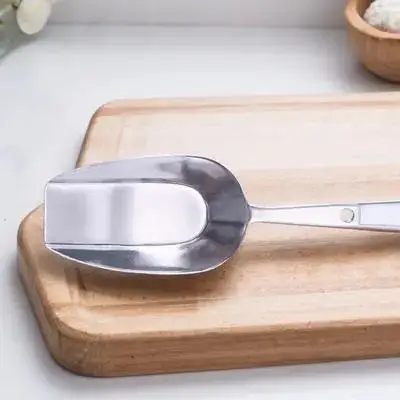 Aluminium Alloy Ice Scoop Multipurpose Kitchen Gadget Reusable Ergonomic Design French Fries Ice Cube Shovel
Aluminium Alloy Ice Scoop Multipurpose Kitchen Gadget Reusable Ergonomic Design French Fries Ice Cube Shovel