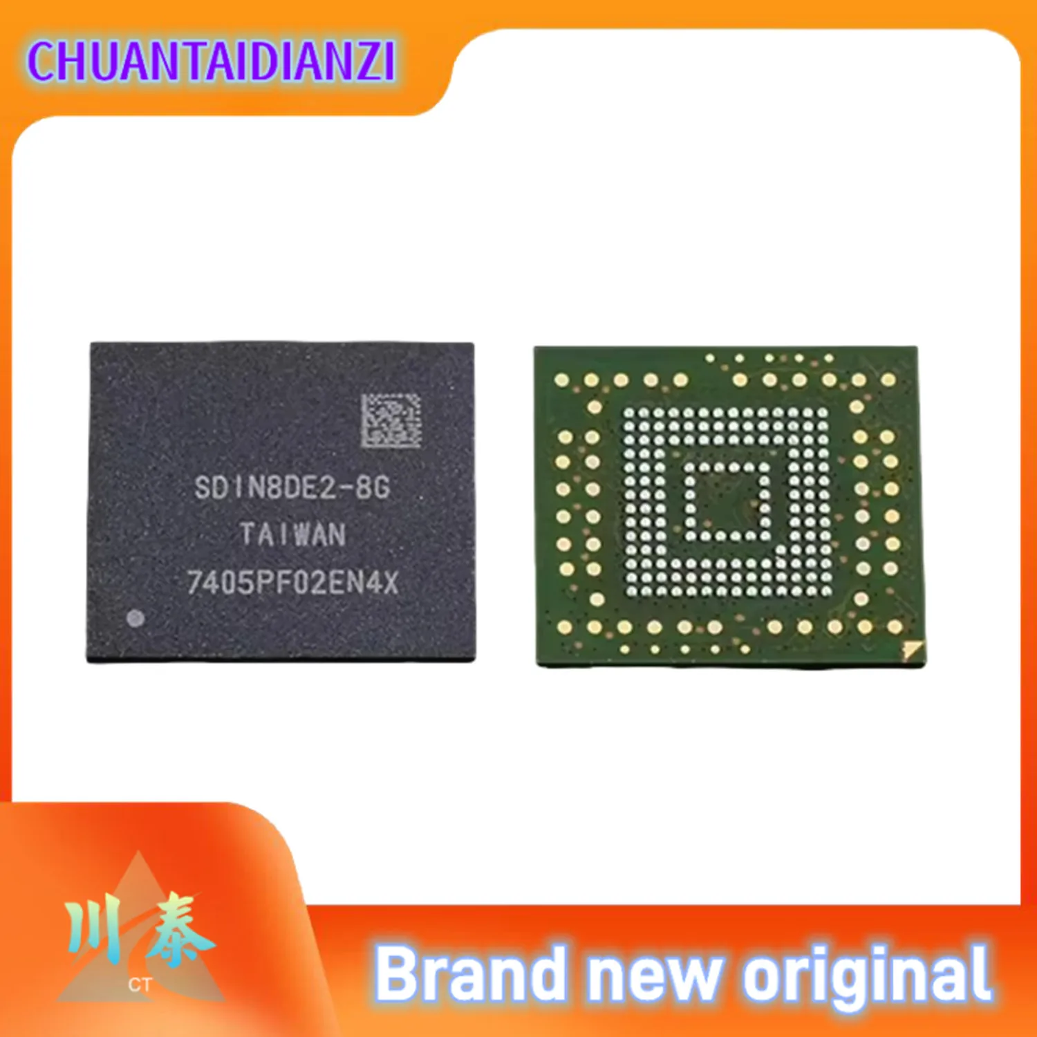 (5-10piece) 100% New original SDIN8DE2-8G SDIN8DE2 8G BGA-153 EMMC Memory IC chip 
(5-10piece) 100% New original SDIN8DE2-8G SDIN8DE2 8G BGA-153 EMMC Memory IC chip