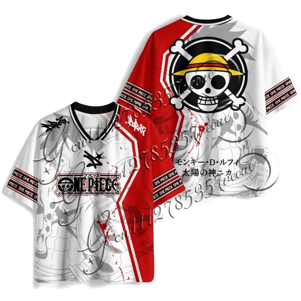 2026 New Anime One Piece Luffy Print Baseball Jerseys Adult Casual Harajuku Short Sleeve T-shirt Luffy Tshirts Cosplay Clothing
2026 New Anime One Piece Luffy Print Baseball Jerseys Adult Casual Harajuku Short Sleeve T-shirt Luffy Tshirts Cosplay Clothing