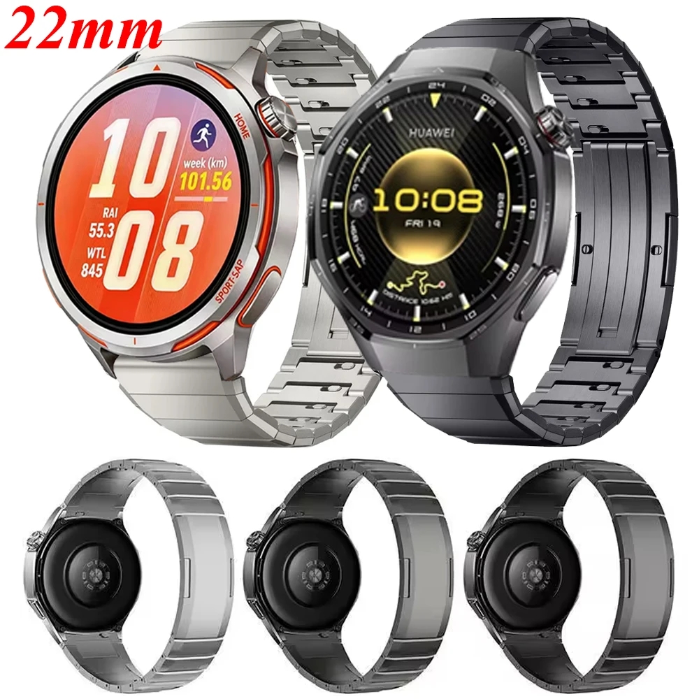 22mm Titanium Band For Huawei GT6 5 4 3 2/GT6Pro 46mm/GT Runner 2 Metal Wristband For Huawei Ultimate 2 Men Bracelet Band Correa
22mm Titanium Band For Huawei GT6 5 4 3 2/GT6Pro 46mm/GT Runner 2 Metal Wristband For Huawei Ultimate 2 Men Bracelet Band Correa