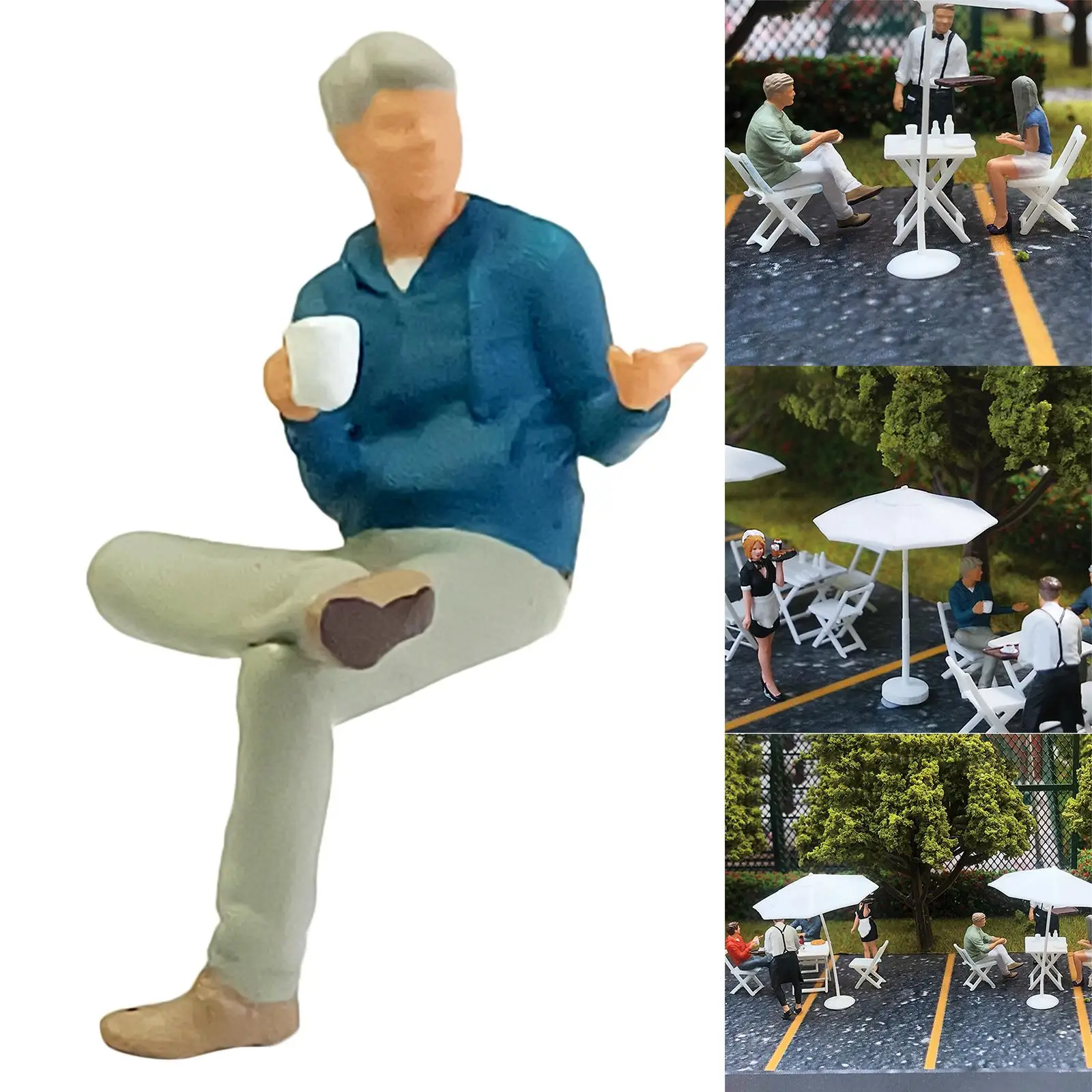 Масштабные фигурки официантов 1:64 для диорамы/макета железнодорожной локации, масштаб S
Масштабные фигурки официантов 1:64 для диорамы/макета железнодорожной локации, масштаб S