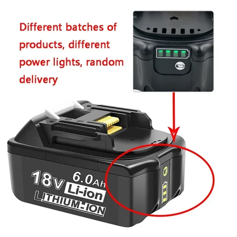 100% Original For Makita 18V 6000mAh Rechargeable Power Tools Battery with LED Li-ion Replacement LXT BL1860B BL1860 BL1850
100% Original For Makita 18V 6000mAh Rechargeable Power Tools Battery with LED Li-ion Replacement LXT BL1860B BL1860 BL1850
