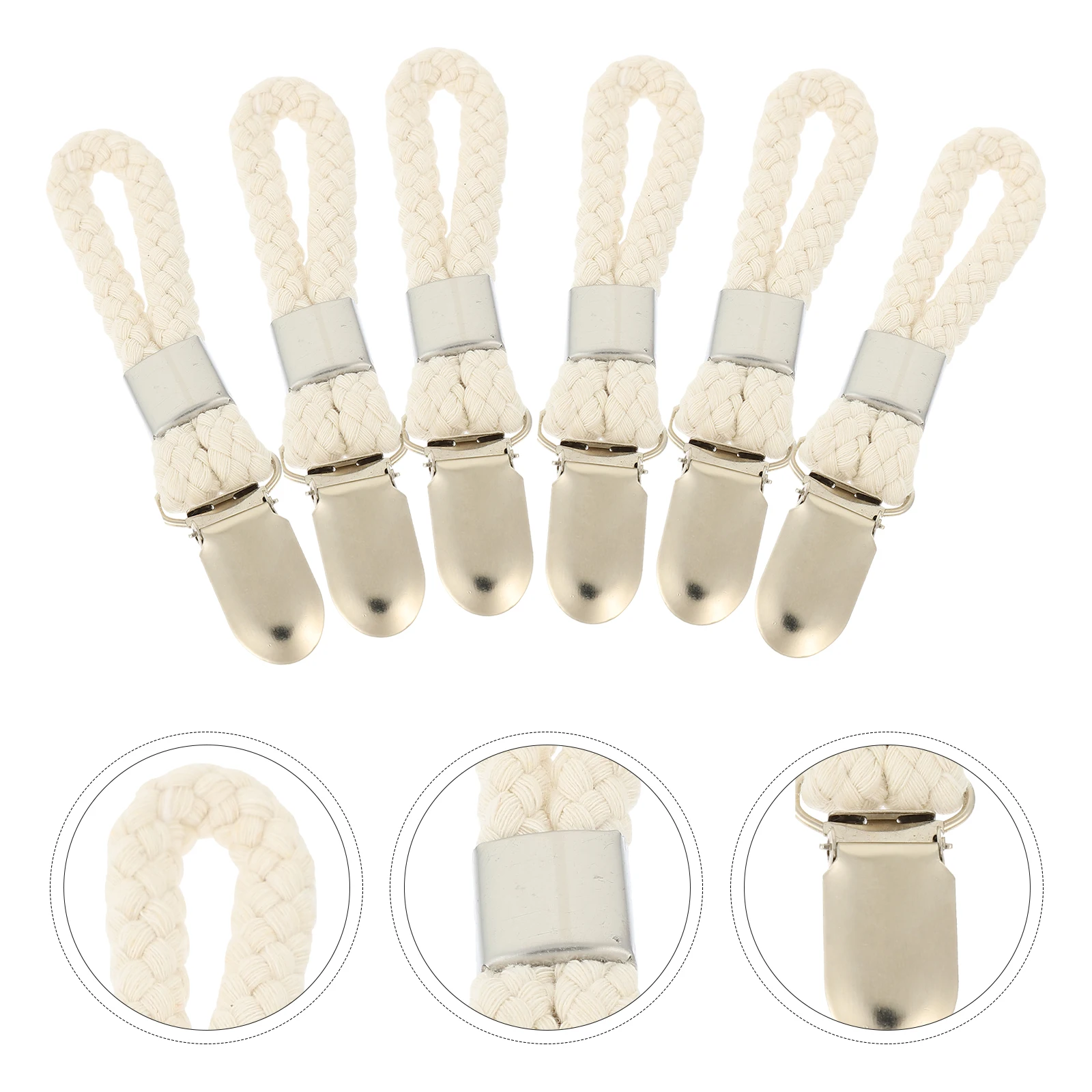 6pcs Towel Clips Hangers Material Cotton Loop Bathroom Kitchen Bedroom Balcony Laundry Room Hook Holder Bracket
6pcs Towel Clips Hangers Material Cotton Loop Bathroom Kitchen Bedroom Balcony Laundry Room Hook Holder Bracket