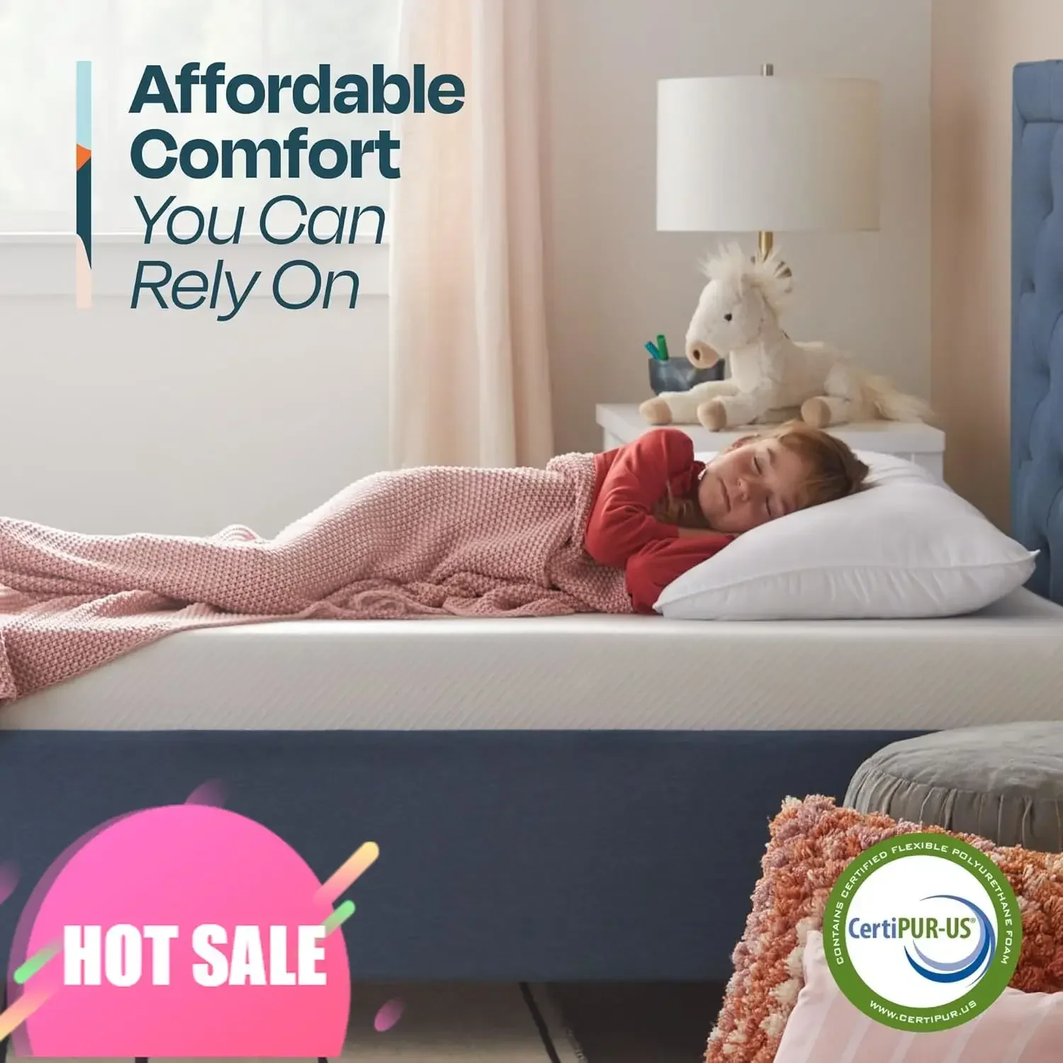 Горячая распродажа! Эксклюзивное предложение: 5-дюймовый матрас из пены с эффектом памяти и гелевым наполнителем - размер Twin, жесткий, низкопрофильный, в коробке, для молодежи.
Горячая распродажа! Эксклюзивное предложение: 5-дюймовый матрас из пены с эффектом памяти и гелевым наполнителем - размер Twin, жесткий, низкопрофильный, в коробке, для молодежи.