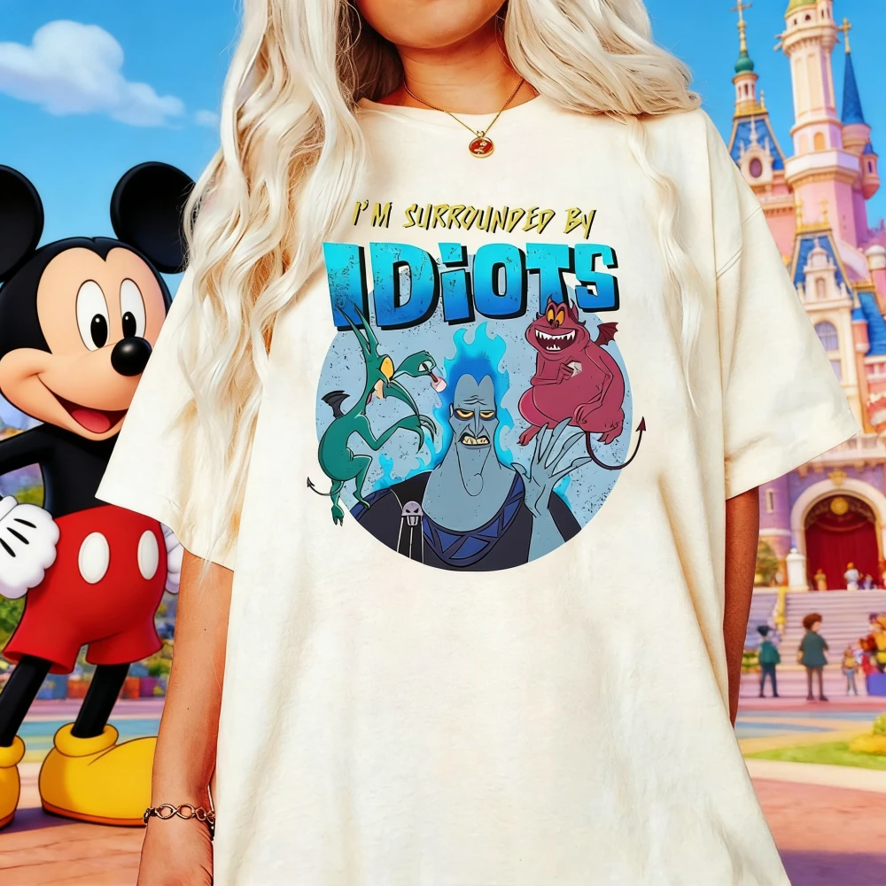 Летняя футболка с принтом Disney Hades The Hercules 2026, модная хлопковая футболка для мужчин и женщин, качественная повседневная свободная футболка с короткими рукавами, классическая унисекс-модель
Летняя футболка с принтом Disney Hades The Hercules 2026, модная хлопковая футболка для мужчин и женщин, качественная повседневная свободная футболка с короткими рукавами, классическая унисекс-модель