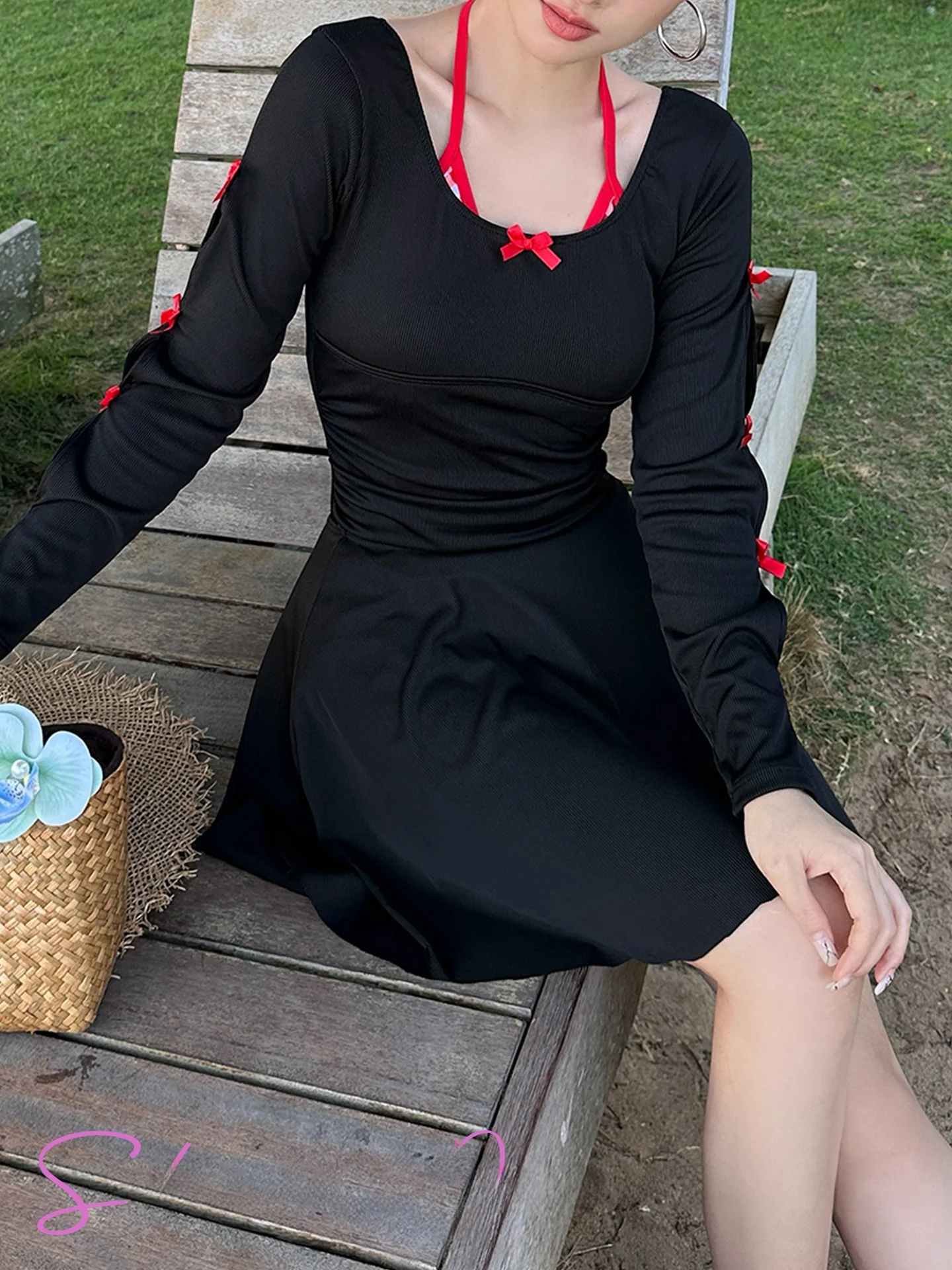 Купальник больших размеров u Qing с длинными рукавами для женщин, для термальных источников и спа, купальный костюм большого размера
Купальник больших размеров u Qing с длинными рукавами для женщин, для термальных источников и спа, купальный костюм большого размера